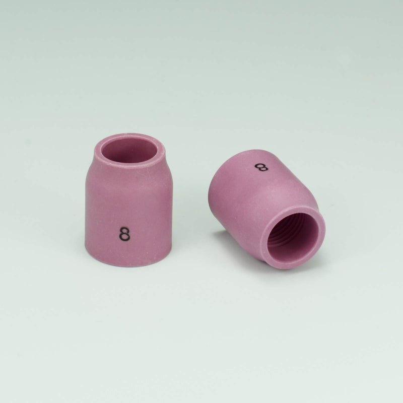 RIVERWELD TIG Gas Lens Alumina Nozzle Ceramic Cups 53N61S 8# 1/2" 12.5mm for PTA DB SR WP 9 17 18 20 25 26 TIG Welding Torches Pack of 10 - Image 3